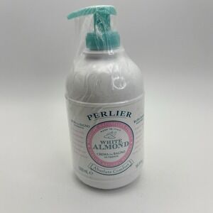 Perlier White Almond Bath & Shower Cream 16.9‎ fl oz - New Sealed W/Pump